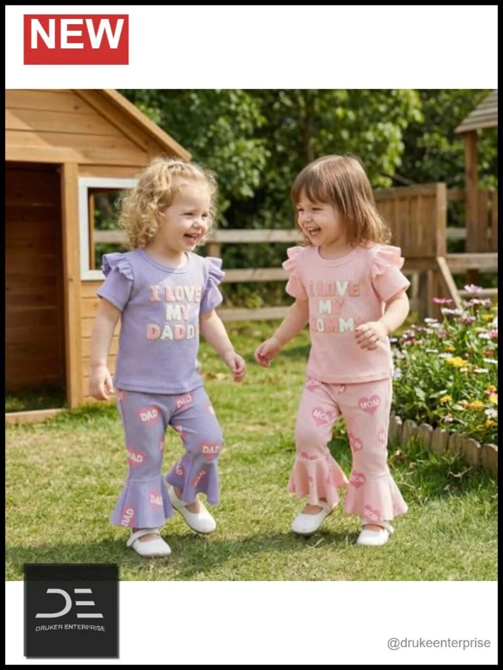 Toddler Girl Thanksgiving 2pc Set - Turkey Sweatshirt & Flare Pants, 65% Cotton